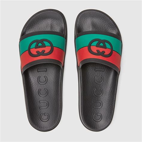 mens gucci slides sale|Gucci inspired men's slides.